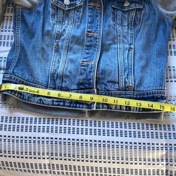 2/$50 🌈 EUC American Eagle Denim/Hoodie Jacket, Size Small - Picture 10 of 12